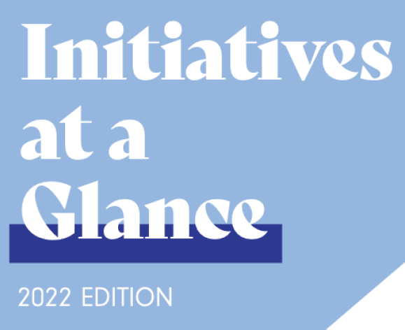 cover of the cir initiatives at a glance print publication